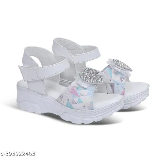 Synthetic kids' sandal, PVC soles, trendy casual style for party wear (size: 2-2.5 years)