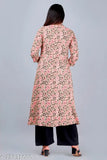 Rayon printed kurta set with palazzo (Set of 2) in vibrant colors, handcrafted in India for ethnic summer fashion