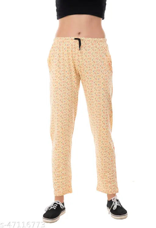 Cotton lower pyjamas with IndiStar print, pack of 2