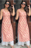 Rayon sleeveless kurta with palazzo, printed pink rayon ensemble for women, single piece Indian fashion on mannequin