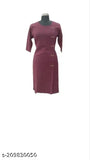 Winter woolen kurti with buttons