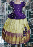 Cotton net Lehanga Cholis for kids trendy fashion, 12-14 years old, Indian traditional wear