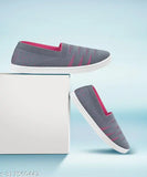 GreyPink synthetic slip-on printed belly shoe for ladies, Walkaroo Go style - Indian footwear