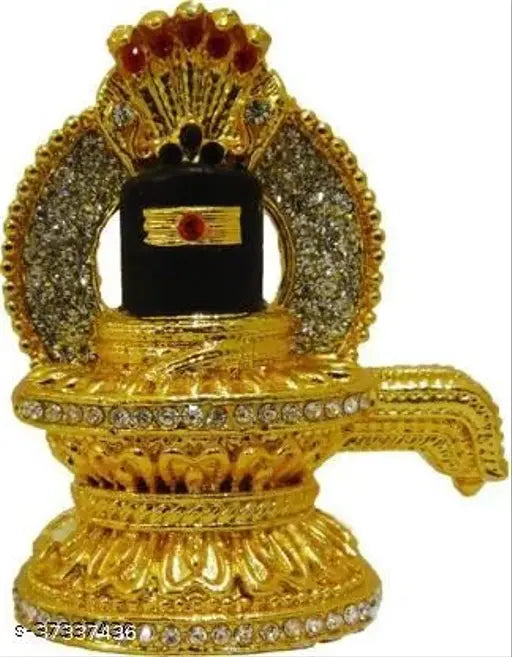 Metal God idol for car dashboard, puja vastu sprituals murti, 3cm L x 2.5cm H x 7cm B, made in India