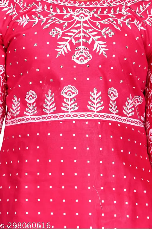 Rayon printed net palazzo set for girls, three-quarter sleeves, Indian fashion for kids ages 2-11