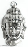 Metal Buddha head statue, 8 cm x 13 cm x 1.5 cm, perfect for home decor or gifts
