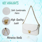NEW FASHIONABLE STYLISH SLING BAG FOR WOMEN, HIGH QUALITY, LOCK KNOB