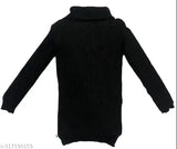 Woolen high neck sweater set for baby boys & girls (0-4 years), solid pattern from Iraif Present, India