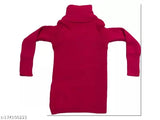 Woolen high neck sweater for baby boys & girls (multipack of 2), solid pattern in winter colors, Indian origin