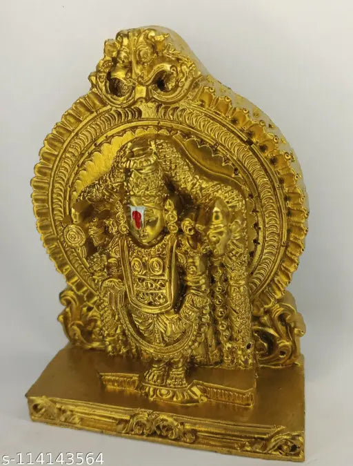 Poly resin Balaji religious idol, 4.5 inch tall, Indian origin