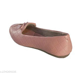 Synthetic leather Yepplo women's comfortable bellies, solid pattern slip-on ballerinas on display, India origin