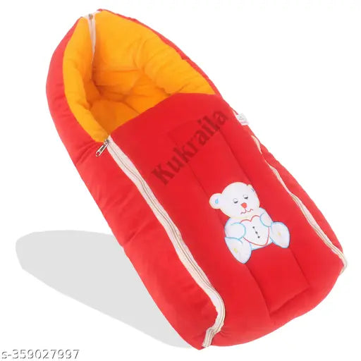 Velvet cotton unisex baby sleeping bed - new born portable bassinet for co-sleeping