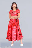 Shibori print pink color rayon umbrella kurti