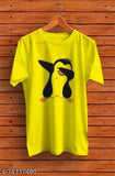 Polyester Stufy Penguin t-shirt with printed pattern, short sleeves, available in S, M, L, XL, XXL