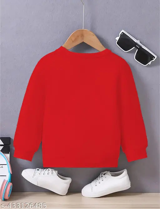 Sweatshirt for Kids / Kids Sweatshirt / Kids Winter Top / Yellow Sweatshirt / Red Sweatshirt