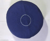Blue embroidered cotton Islamic cap topi, traditional design for men. Comfortable, authentic, washable, and beautiful with cross line (silai) detailing
