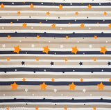 White glace cotton star pattern double elastic bedsheet with pillow cover, fine microfiber fitted sheets for summer use, suitable for 4-8 inch thick mattresses