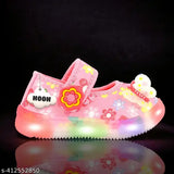 Canvas and rubber printed party shoes, velcro fastening for girls' outdoor/indoor play