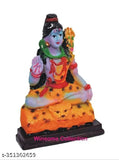Ceramic Shiva Statue for Pooja, symbolizing Lord Mahadev's blessings at home or temple