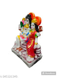 Resin Shiv Parivar idol, 3.5"x2.5"x5.5", Indian God decor for home or office, luck and showpiece