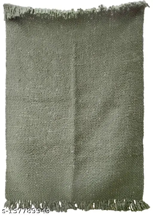 Grey acrylic plush throw blanket