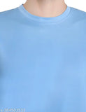 Men's round neck polycotton t-shirt, solid color, perfect for day out with friends in India