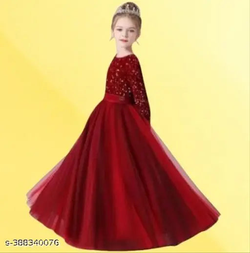 Butterfly net gown for girls (5-16 years), trending Indian fashion for kids