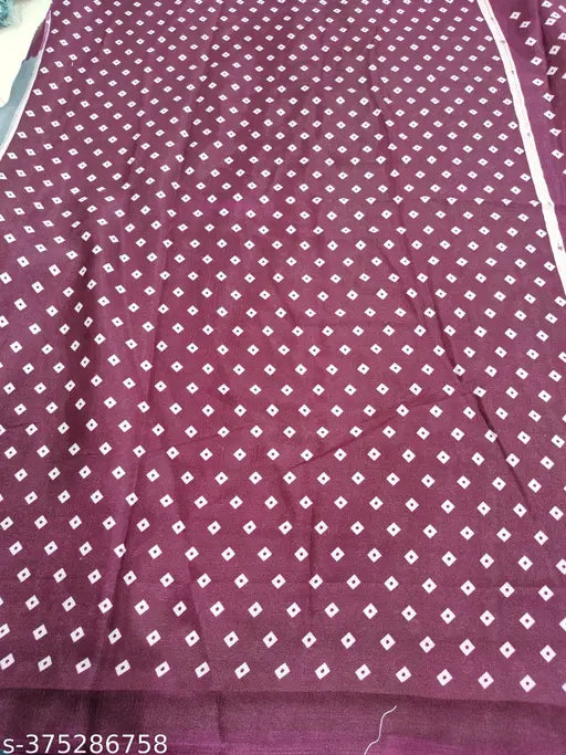 Best silk chiffon printed saree, single free size Indian fashion accessory on display