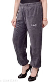 Ladies grey sweat pants with red trim