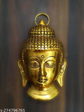 Metal Buddha hanging decorative temple, Indian gift for home office