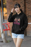 Black and White Maxall UNISEX Cotton Hoodie Sweatshirt for all ages, featuring popular BTS design