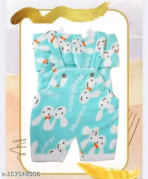 Green wool printed net New Year's arrival newborn baby winter dress