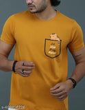 Madilyn 100 cotton men's t-shirt combo pack, polycotton short sleeves, printed net design