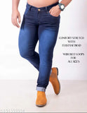 Men's dark blue denim slim fit jeans, AE-LL2, size options available