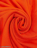Indian Railway Orange Full-Sleeve Uniform with Pockets - Cotton, Long Sleeves, Printed Pattern, Size M (Chest 38in, Length 28in)