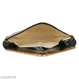 Black sling bag with adjustable strap, suitable for casual wear or day trips