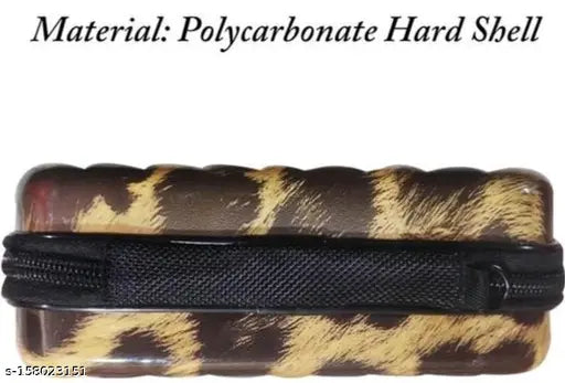 New women's sling purse in animal print material, adjustable strap closure