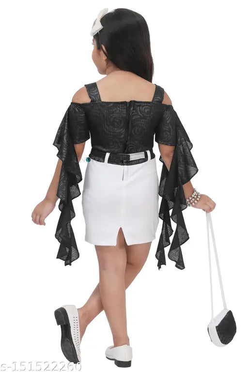 Black lace children's dress