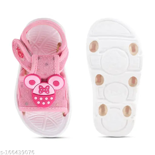 KATS Fashionble Sandals For Boys, Comfortable & Lightweight For Casual Wear & Party - (PINK) DOTS