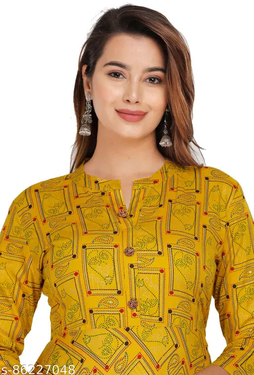 Rayon full-flared Anarkali gown with three-quarter sleeves, printed combo in latest Indian trends, XXL (Bust 44in, Length 50in)