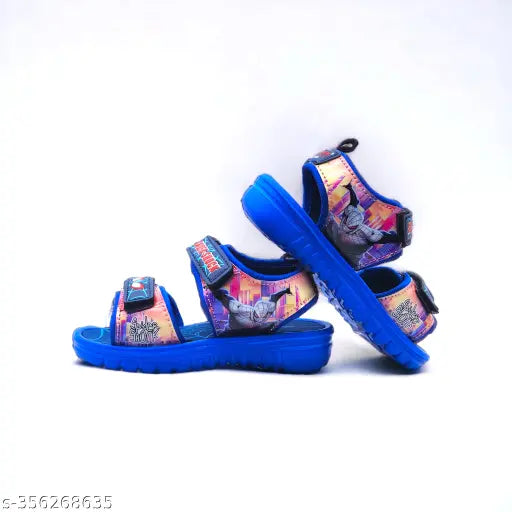 SpiderShock children's sandals with colorful superhero theme