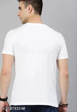 Chic white polyester Bharat Jodo Nyay Yatra printed half-sleeve round neck tee for unisex adults and kids, India T-shirt