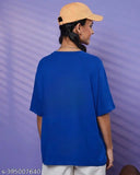 Purple cotton oversized t-shirt men's