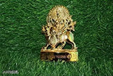 Metal Durga idol, 11cm x 7cm x 2cm for Puja, Durga symbolizing supreme power, best religious gift