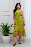 Rayon printed sleeveless flared kurta for women, Indian ethnic fashion on display