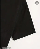 White printed drop shoulder sleeves pure cotton T-shirt, oversized fit for casual style and comfort, tailored in India