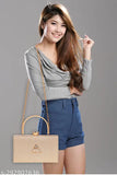 Gold metallic purse with chain strap, trendy accessory for women
