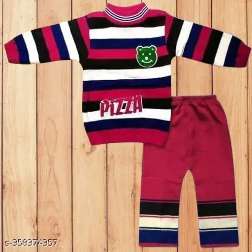 Wool colorblocked sweater for boys, fashionable and cozy, suitable for 0-4 years old from India