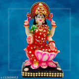Poly Resin Laxmi Idol, Indian Goddess Laxmi Statue for Home, Lakshmi Devi Murti Online