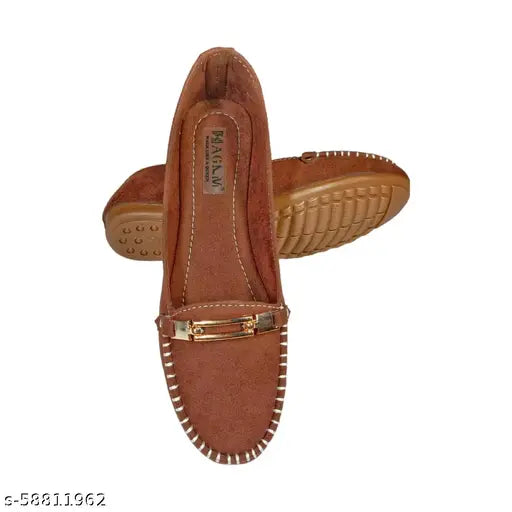 Synthetic brown Comfortable Bellies women's shoe - stylish, lightweight, and comfortable slipper for every occasion